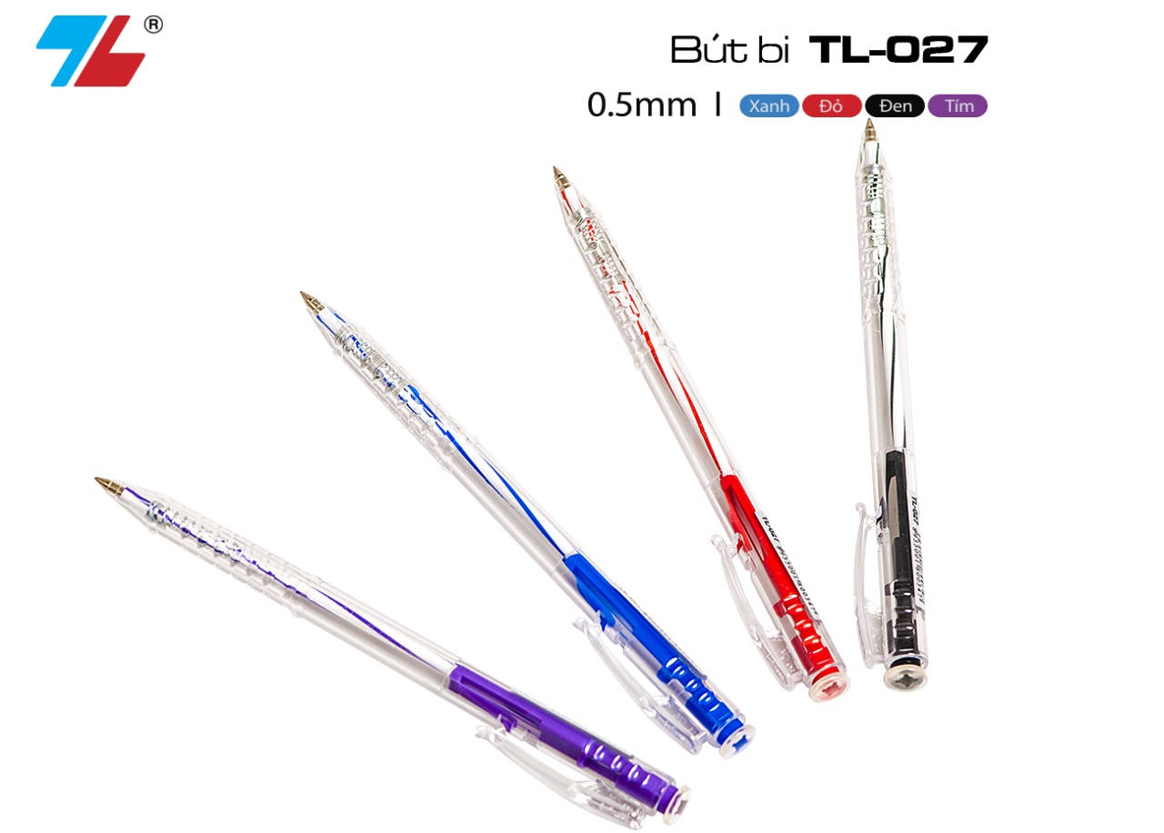 Bút bi Thiên Long nét nhỏ TL 027 (Ảnh 1479)
