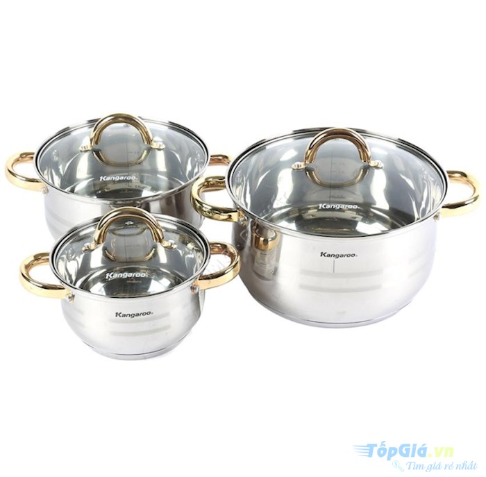 Bộ nồi từ 5 lớp inox 304 (Ảnh 1516)
