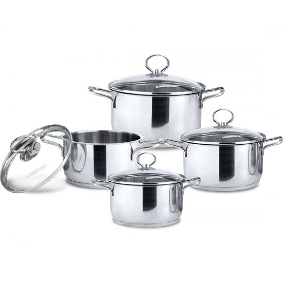 Bộ nồi từ 5 lớp inox 304 (Ảnh 1518)