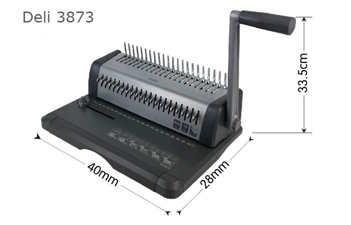 Máy đóng gáy xoắn Deli 3873 (Ảnh 1552)