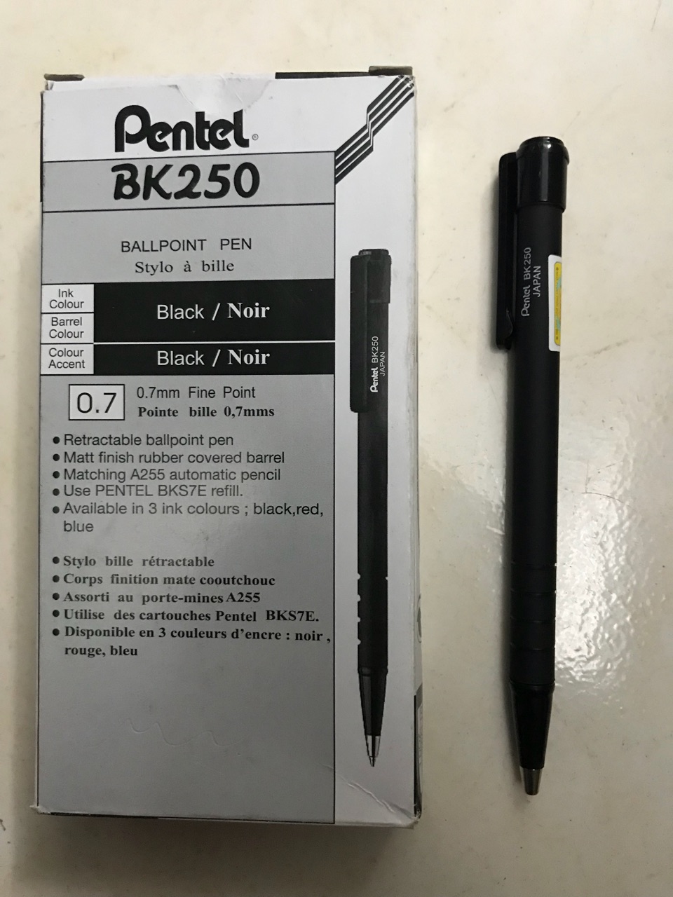 Bút bi bấm BK 250 - Japan (Ảnh 1557)