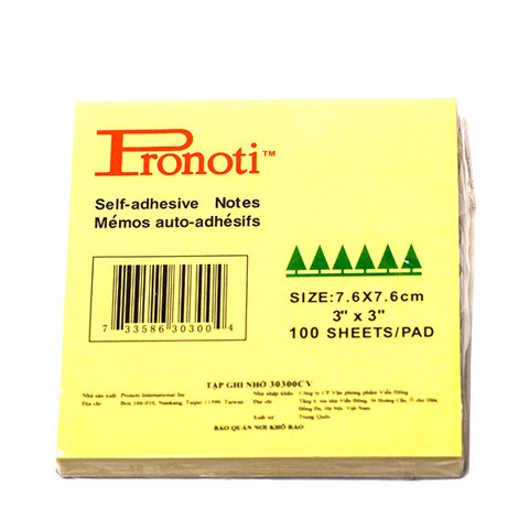 Giấy nhớ pronoti 3x3 (Ảnh 1720)