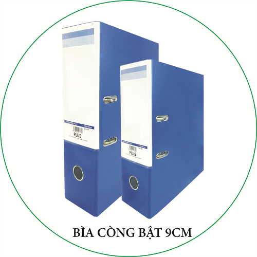 File còng bật plus 9cm, khổ A4, F4