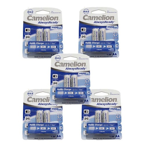 Pin tiểu sạc Camelion AA 2500mAh (Ảnh 1887)