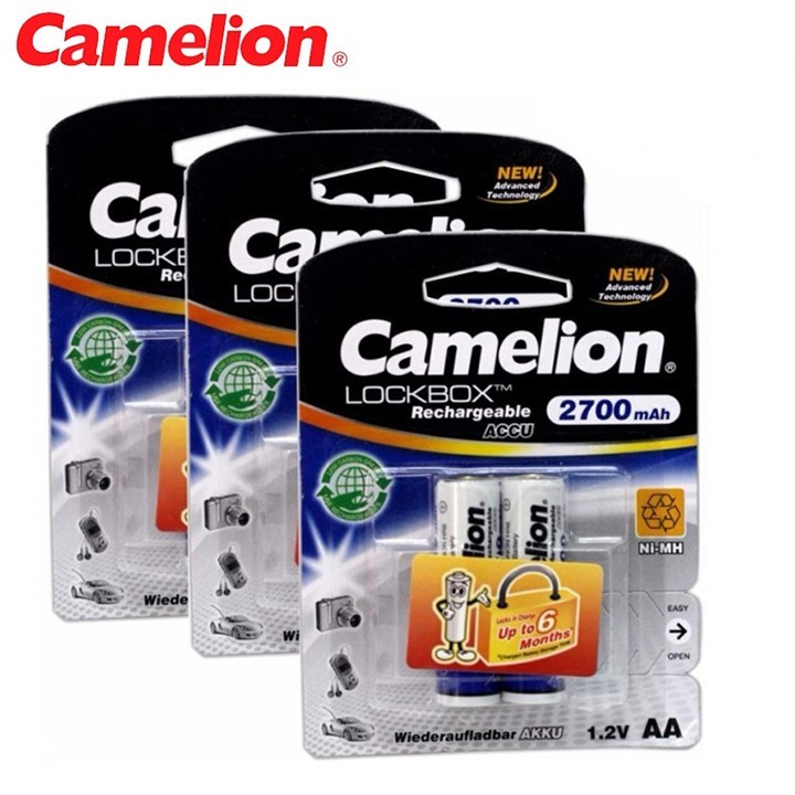 Pin sạc Camelion AA2700 mAh (Ảnh 1902)