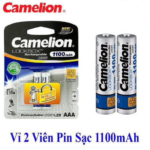 Pin sạc Camelion AA1100mAh-Lockbox (Ảnh 1913)