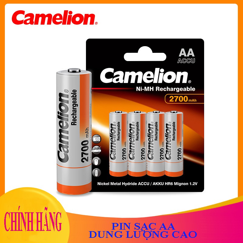 Pin sạc Camelion AA2700mAh BP2 (Ảnh 1919)
