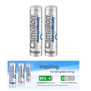 Pin đũa sạc Camelion AAA900mAh, trắng