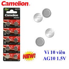 Pin cúc Camelion AG10, 1,5v