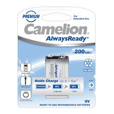 Pin vuông sạc camelion 9v200