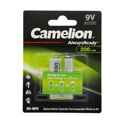 Pin vuông sạc Camelion 9v200mAh
