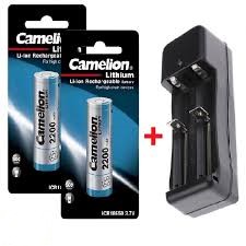 Pin Sạc Camelion 18650, 2200mAh, 3,7v (Ảnh 2181)